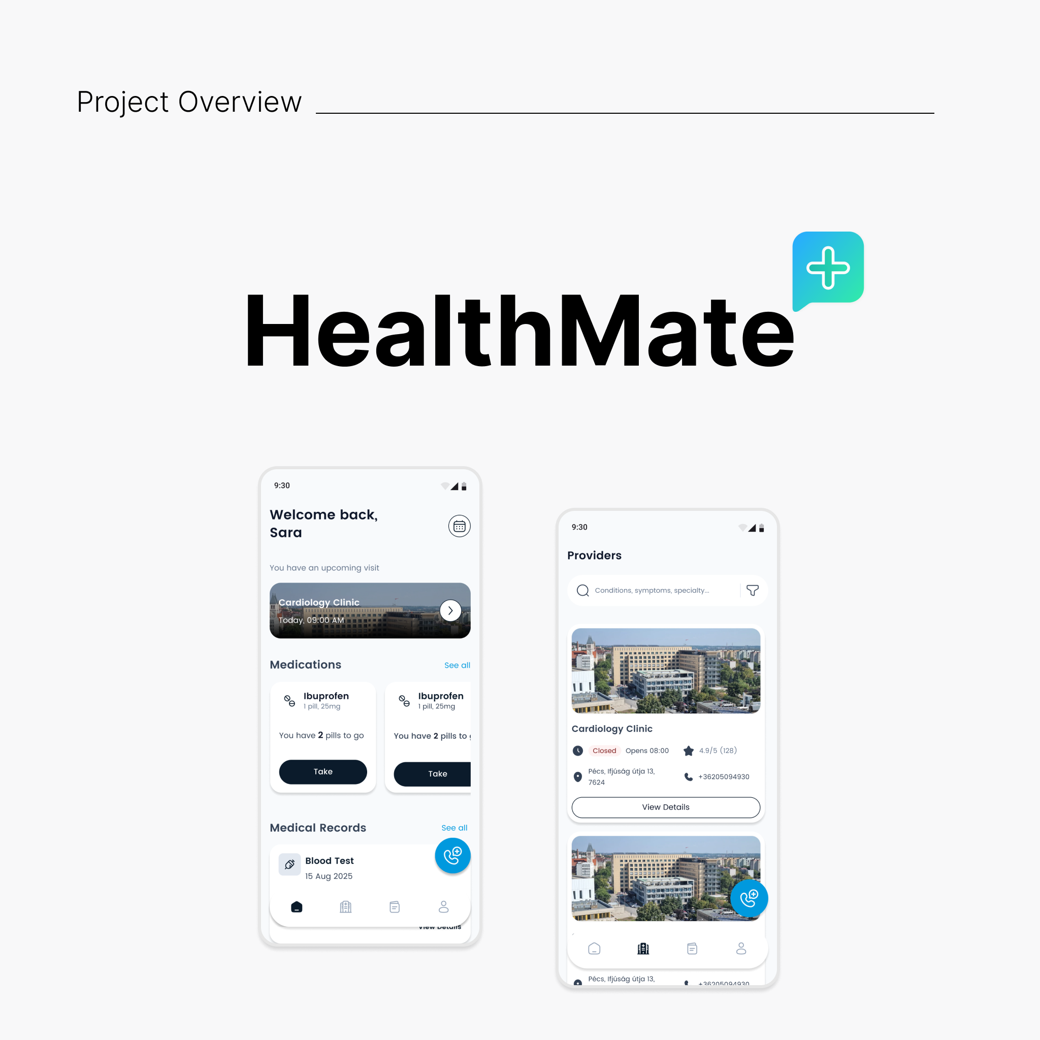 HealthMate Project Overview
