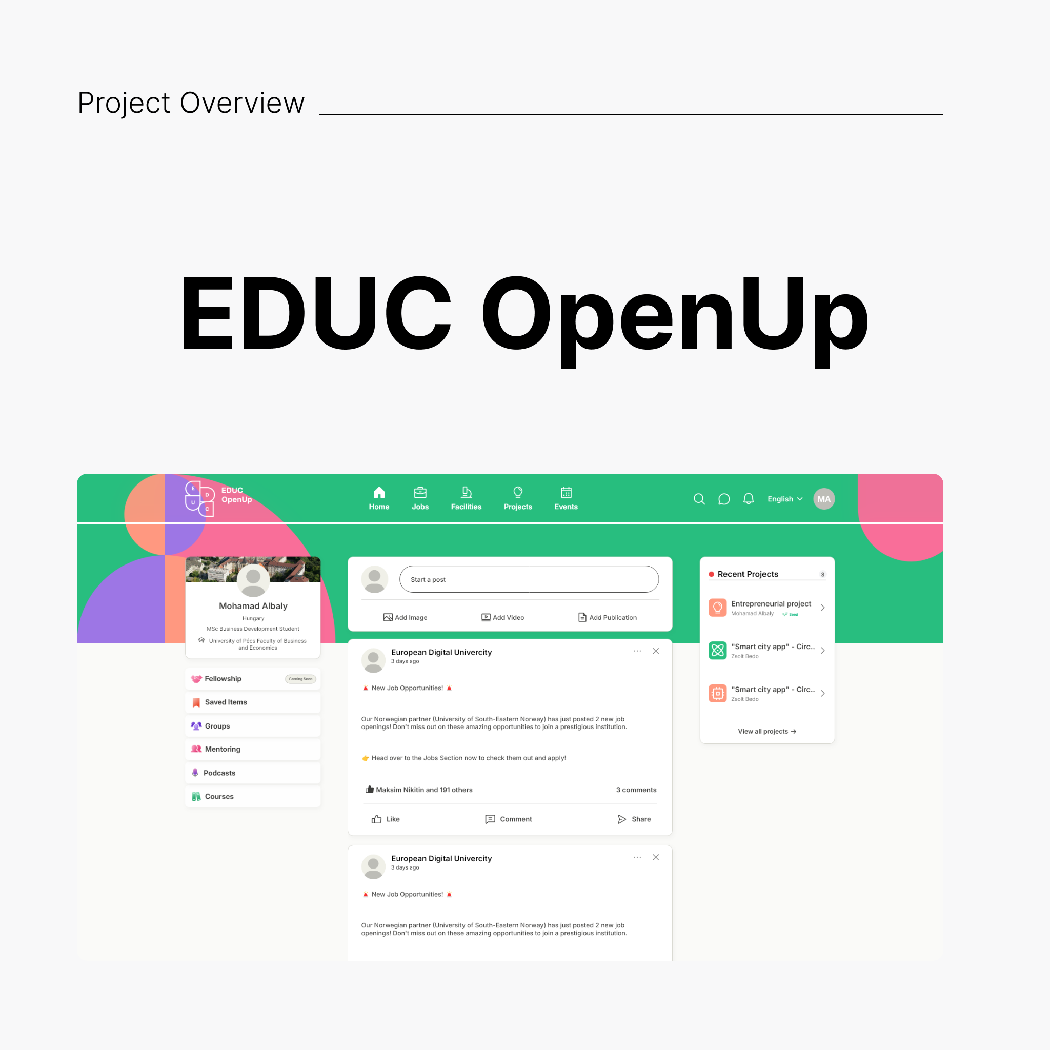 OpenUp Project Overview